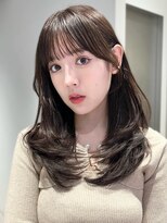 ミンクスオーバー(MINX OVER)&nbsp;韓国ヘア/レイヤーカット/ワンホンレイヤー/顔まわりカット/前髪