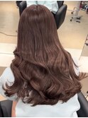暗髪/ツヤ髪/韓国/レイヤーカット/前髪カット/トリートメント/栄