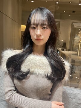 ロンドシェリ 仙台(Lond Cheri) レイヤーカット髪質改善韓国顔まわり黒髪縮毛矯正ワンホン仙台