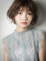 モッズヘア 上尾西口店(mod's hair) くすみベージュアッシュひし形ショートボブパーマu上尾20代30代!