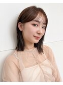 結べるボブ/マロンベージュ/ロブ【SYUK高円寺】mika