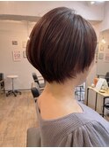 大人ショート　ラベンダーピンク