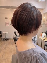ロータス ヘアデザイン(LOTUS hair design.)&nbsp;大人ショート　ラベンダーピンク