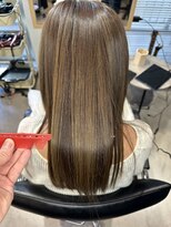 シキ 戸塚(Shiki.) 着物ヘア/大人ガーリー/ダークアッシュ/似合わせカット/戸塚