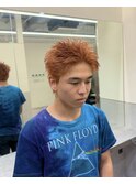 ハイトーンスパイキーショートオレンジカラー