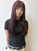 ロックス バイ マグ 松本(rocks BY MAG)&nbsp;グレープフルーツ透明感抜群こなれ大人可愛いピンクへア