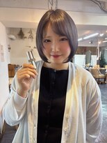 ポタム 東中野(potamu)&nbsp;ボブにグレージュ