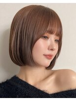 サンドナル 鹿児島天文館(sand NALU)&nbsp;ハッシュカット/グレージュ/デザインカラー[鹿児島天文館]