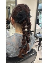 パール(PEAR+L) ヘアセット あみおろし【YURI】