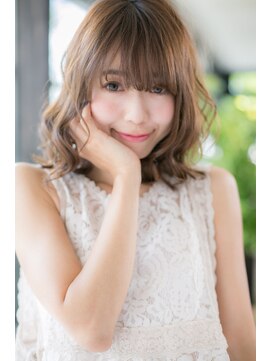 ヘアーショップ エヌアンドエー 越谷店(hair shop N&A) 癒しのクラシカルウェーブ×鎖骨ミディアム