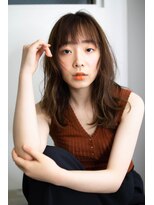 アコロン(acoron)&nbsp;小顔カット＿アッシュカラー ＿前髪あり＿大人カワイイ＿新宿