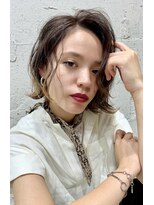 クリアー オブ ヘアー 藤が丘店(clear OF HAIR) ハイライト+無造作ボブ