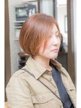 ヘアージャンティ(HAIR GENTIL) ボブ　【 ショートボブ × 耳かけ】