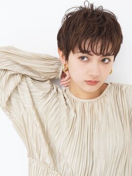 エアー 銀座(air) ★岡田有加★30代40代大人のハンサムショート【ハチ張り】