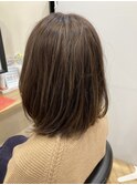 イルミナカラーアッシュ外ハネボブ