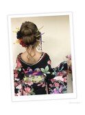 【FLOWER】日本髪アレンジ