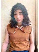 ホーム(HOME)&nbsp;【HOME下北沢】ウェーブ パーマ 愛されミディ