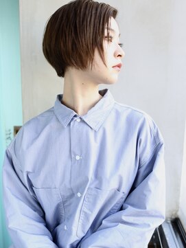 バース(BIRTH) 天神【BIRTH】サイドパート×かきあげ束感ショート