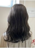 オリーブ/グレージュ/赤み消しカラー/髪質改善/鎖骨ミディアム