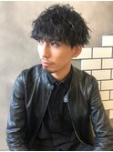 ツイストスパイラルパーマ サイドパート