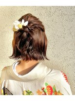 カーサ(Casa by JLB)&nbsp;【CASA.sae】ボブ×ハーフアップ