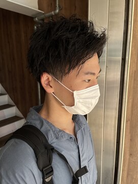 アヴァンス 天王寺店(AVANCE.) MEN'S HAIR ソフトツイスト×かきあげ