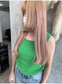 ■ピンクベージュ ロング
