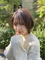 ロンド ストラーダ 心斎橋(Lond strada)&nbsp;シルキーベージュ×グレージュカラー【髪質改善/縮毛矯正】