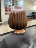 大人可愛い20代、30代丸みボブ 夏目サトル