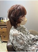 ウルフレイヤースタイル×小顔補正立体カット×髪質改善パーマ