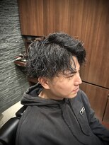 プレミアムバーバー 目黒店(PREMIUM BARBER produce by HIRO GINZA)&nbsp;ツイスパ×アップバング
