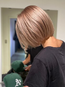 ジャンクス 千葉(junks) グレージュカラー/シルキーベージュ/艶髪ボブ[千葉/千葉中央]