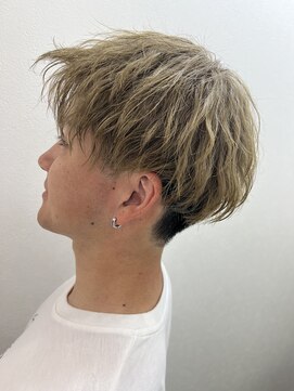 アールモンドヘア新世界 #なめらか金髪