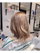 ヘアーメイク ブランニュー 東生駒店(hair make Brand new) ミルクティーベージュで明るく透明感UP↑