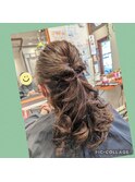 女子会仕様ヘアアレンジ