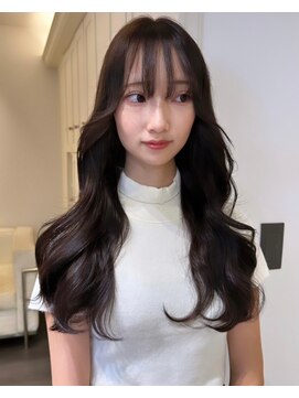 ベレーザ 渋谷(BELEZA) 5302髪質改善グレージュカラーレイヤーロング韓国ワンホンヘア