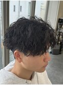 ツイストスパイラルパーマツイストパーマメンズマッシュパーマ