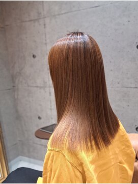 アンドヒア 淀屋橋店(and.here) 髪質改善　艶髪縮毛矯正