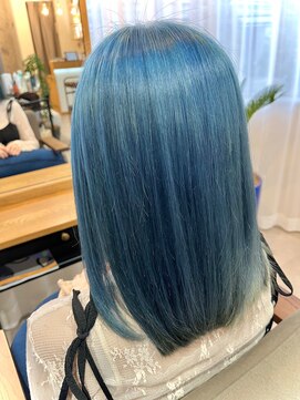 ニジヘアー(Nizi hair) ライトブルー
