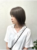 シアーグレージュくびれボブ