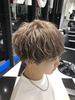 オーシャントーキョー(OCEAN TOKYO)&nbsp;メンズパーマツイスパ波巻きスパイラルマッシュセンターパート