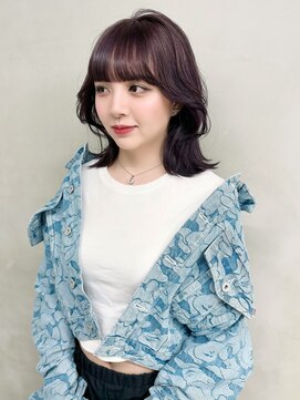 フェブ(fev) ［fev_otoha］lavender greige ＋ layer cut