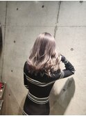 シルバーベージュ/似合わせカット[船橋/エクステ/ダブルカラー]