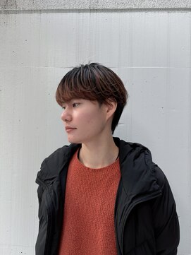 スティミュラス(Stimulus) シースルーマッシュニュアンスパーマフェザーパーマ滝沢大貴