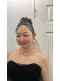 ウエディングヘア/ヘアセット/ヘアアレンジ/韓国ヘア/前髪カット