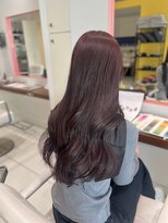 バサ 江古田店(BASSA)&nbsp;【AKINO】ブリーチ無しで叶う、カシスカラー♪