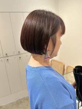 ナンバースリー 溝の口店(Number Three) 丸みグラデーションボブ【N°3溝の口】