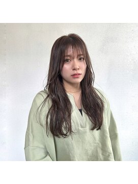 ドルセ(Dulce) ピンクブラウン×重めロング