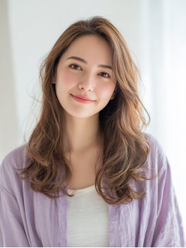 ニスル 上尾店(NISURU) 似合わせカット/大人ガーリー/ダークアッシュ/着物/上尾/上尾駅