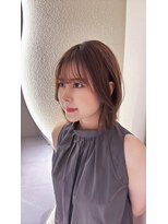 マキュムドオリ 並木通り(MAQUM) 【Rei限定】韓国くびれボブ×髪質改善カラー（TR込）